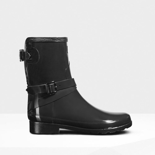 Hunter Refined Adjustable Gloss Short Wellies (T109A) Ireland